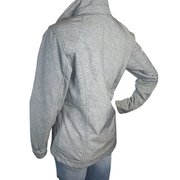 Free Country Womens Super Softshell Fleece Lined Jacket Size S Silver - Picture 5 of 14